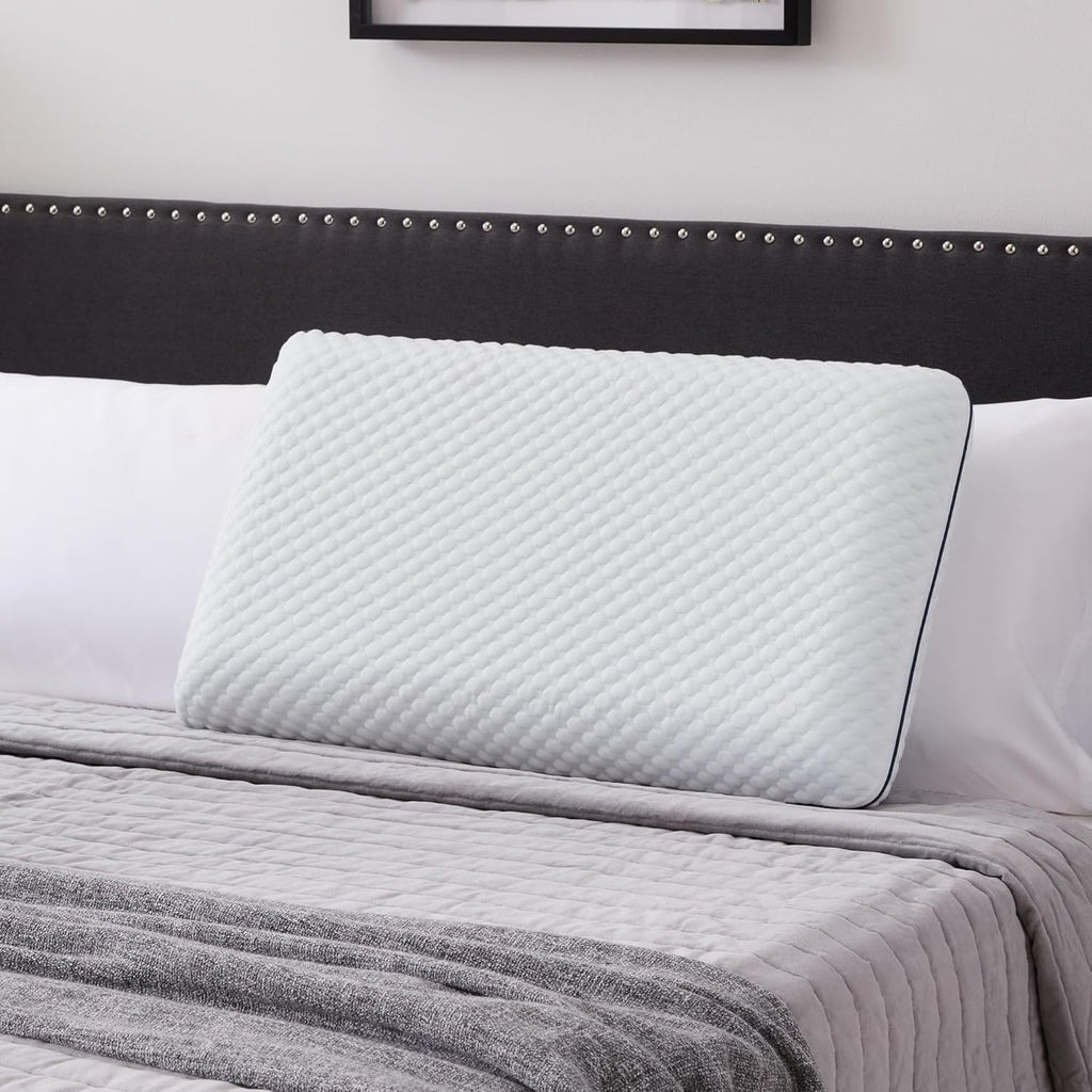 WEEKENDER Gel Memory Foam Pillow – 1 Pack Standard Size – Ventilated - Washable Cover,White (Package may vary)