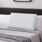 WEEKENDER Gel Memory Foam Pillow – 1 Pack Standard Size – Ventilated - Washable Cover,White (Package may vary)