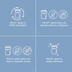 Clip Top Jar 1 Litre (1000 ml) Airtight Glass Storage Jar for Preserving Fruits Vegetables Coffee Tea Rice Flour Nuts Pasta