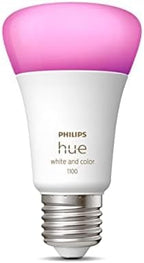 New White and Colour Ambiance Smart Light Bulb 75W - 1100 Lumen [E27 Edison Screw] with Bluetooth. Works with Alexa, Google Assistant and Apple Homekit.