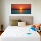 Quilted Waterproof Mattress Protector - Hypoallergenic & Breathable Premium Microfiber Single Mattress Protector Stretches up to 30cm (Single - 90x190cm)
