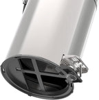 3L Pedal Bin – Stainless Steel Bathroom Bin with Lid, 17 cm Diameter x 27 cm Height, 94538103