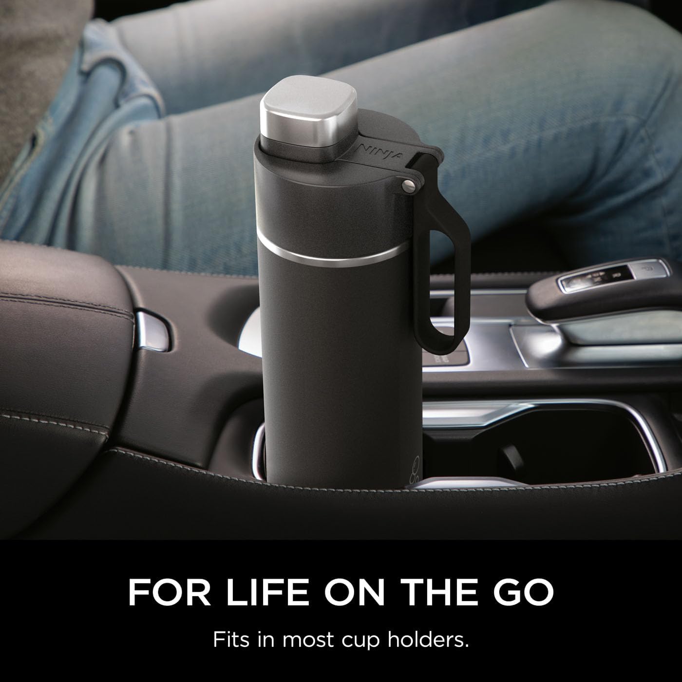 Thirsti Water Bottle and Flask 700 ML with Leak-Proof Lid, Designed for Carbonated, Hot & Cold Drinks, Ideal for Travel & Sports, Triple Insulated, Stainless Steel Bottle, Black, DW2401EUUKBK