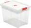 First Aid Box with Lid, 15L Capacity, with Handles and Organiser Tray, Lid 100% Recycled Materials, BPA Free, Measures 25 x 36 x 26 cm
