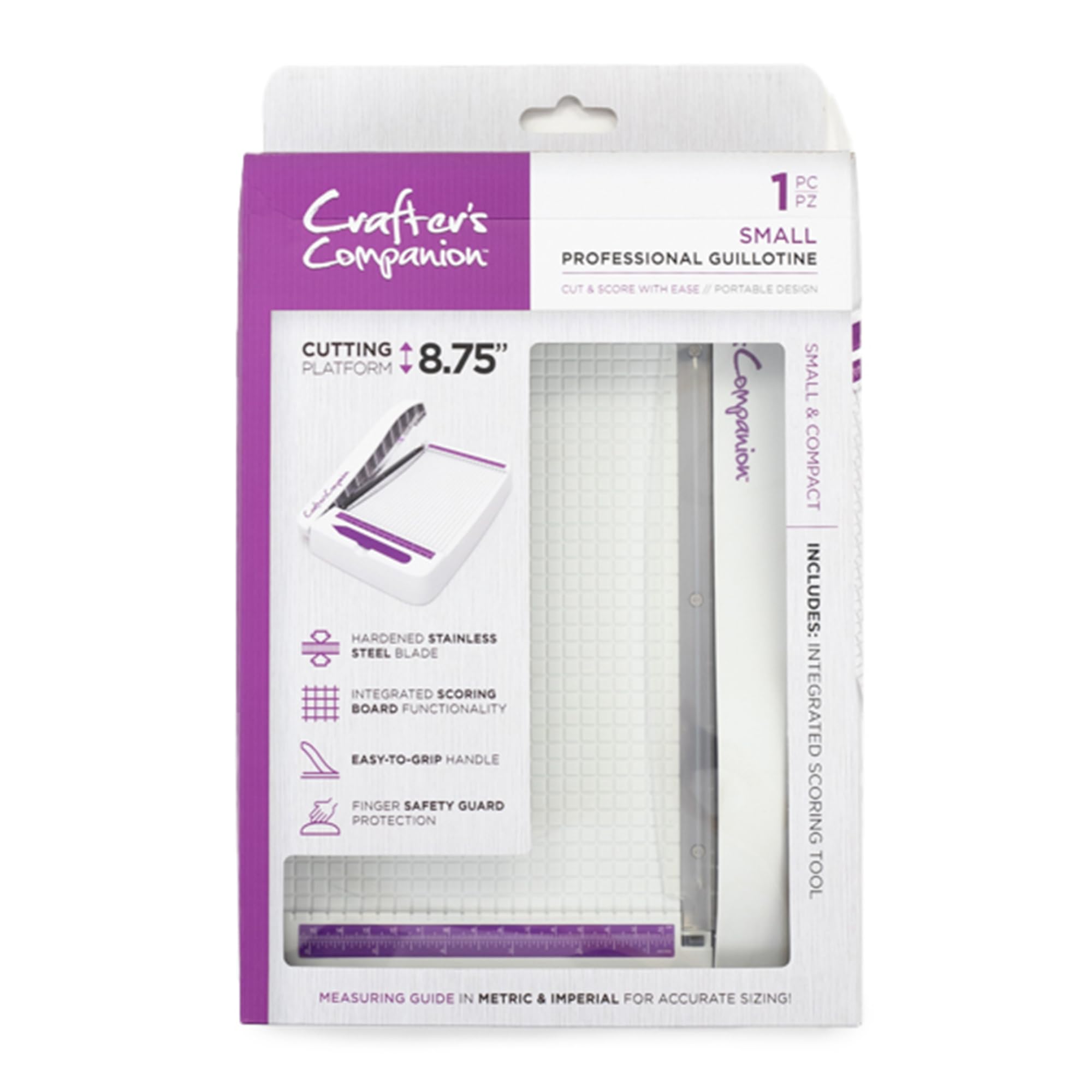 Guillotine/Trimmer for Paper and Card Crafting Projects-Small, Grey Main image