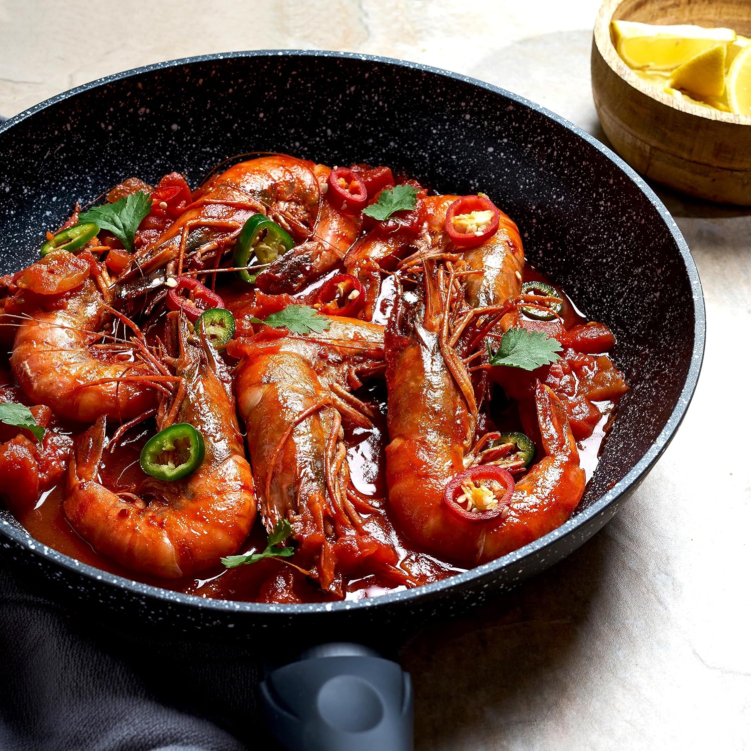 67090 Classic 26cm Frying Pan/Non-Stick Coating/Cool Touch Handle/Suitable for Induction, Electric and Gas Hobs/Black Colour Secondary image