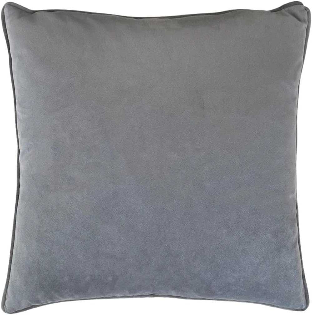 Wylder Tropics Orient Cushion Cover – Velvet Chinoiserie Birds Floral Design (Gold – 43 x 43 cm)