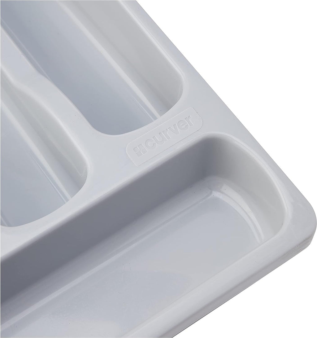 228006 Cutlery Tray Small Gray Plastic 33 x 20 x 6 cm