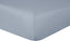 100% Pure Cotton Deep Fitted Sheet Warm Cosy Breathable Super Soft Bedsheet Bed Linen 32cm Extra Deep Pockets - Grey - King,5056557501076