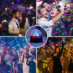45390 Crystal Starball Disco Light/Mini Disco Lights/Battery Operated/Party Light for Kids Birthdays, Family Gatherings, & Christmas / 9cm x 9cm