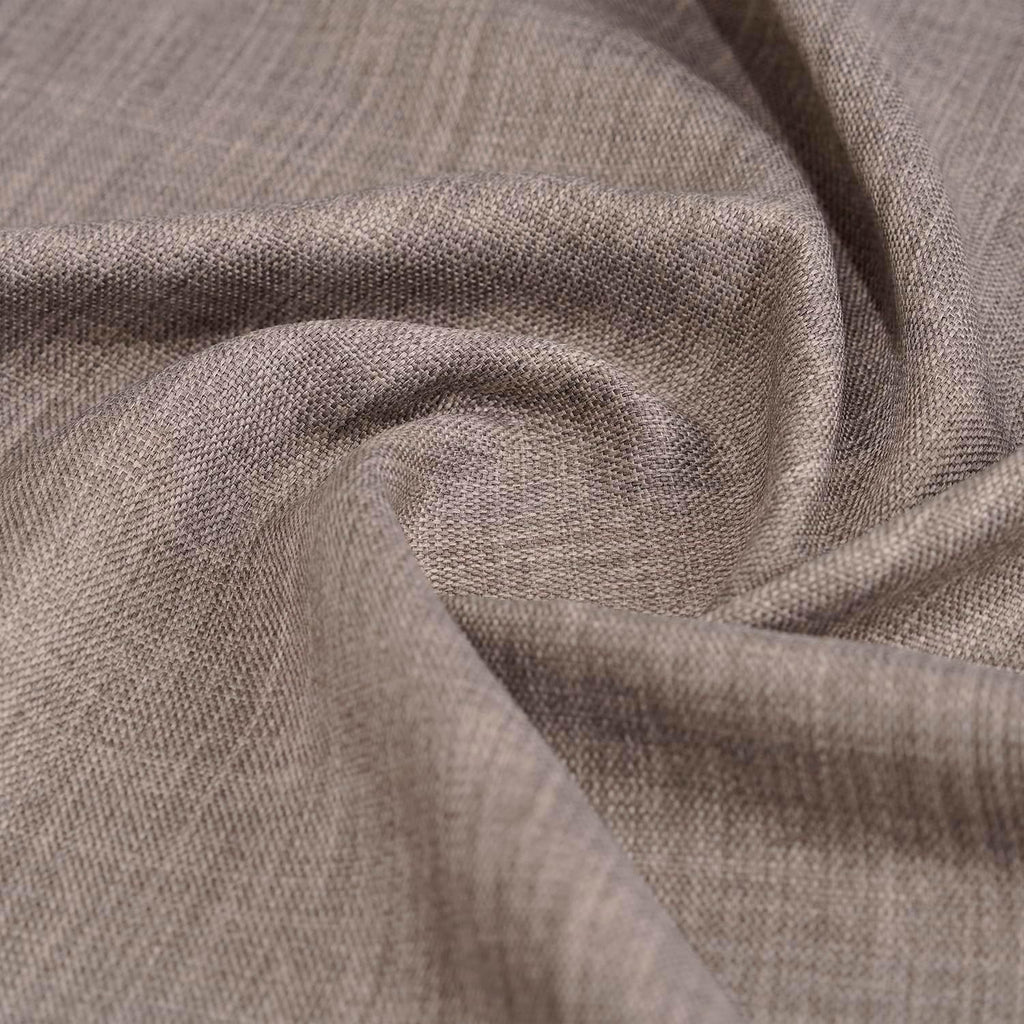 HPD Half Price Drapes BOCH-LN185-P Faux Linen Room Darkening Curtains for Bedroom (1 Panel), 50 x 120 cm, Mink