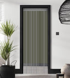 String Curtain, Door Fly Screen Curtains, Door Strings, Tassel Curtains for Doorway, Window Decor String Panel Stripe, Stylish Room Divider, Panel Fringe Curtain (Grey, 100 x 280 cm)