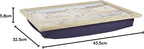 Creative Tops “Cornish Harbour” Lap Tray with Cushion, Bean Bag Cushioned, 44 x 34cm