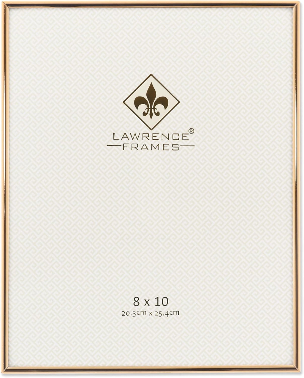 Lawrence Frames 8W x 10-Inch H Simply Gold Metal Picture Frame (670080)