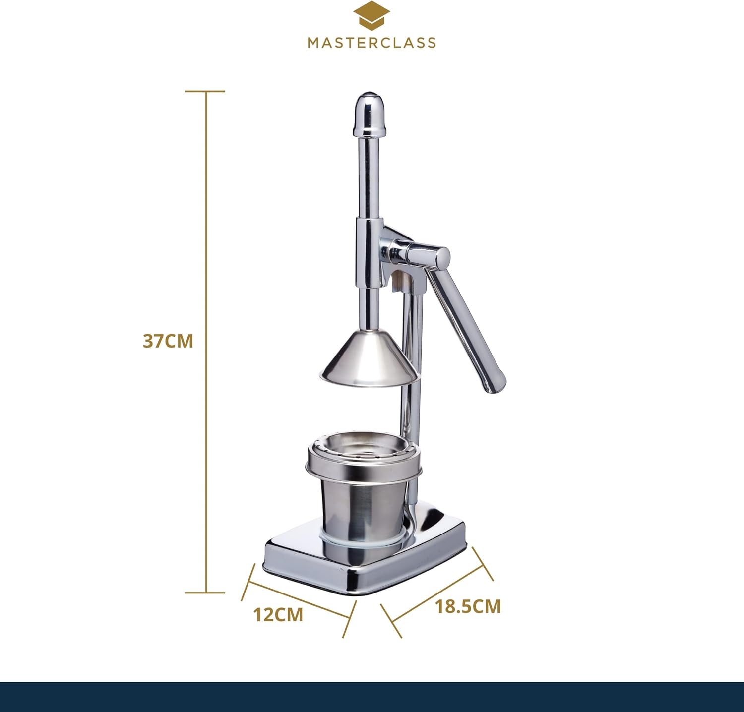 KitchenCraft"Deluxe" Juicer, Silver