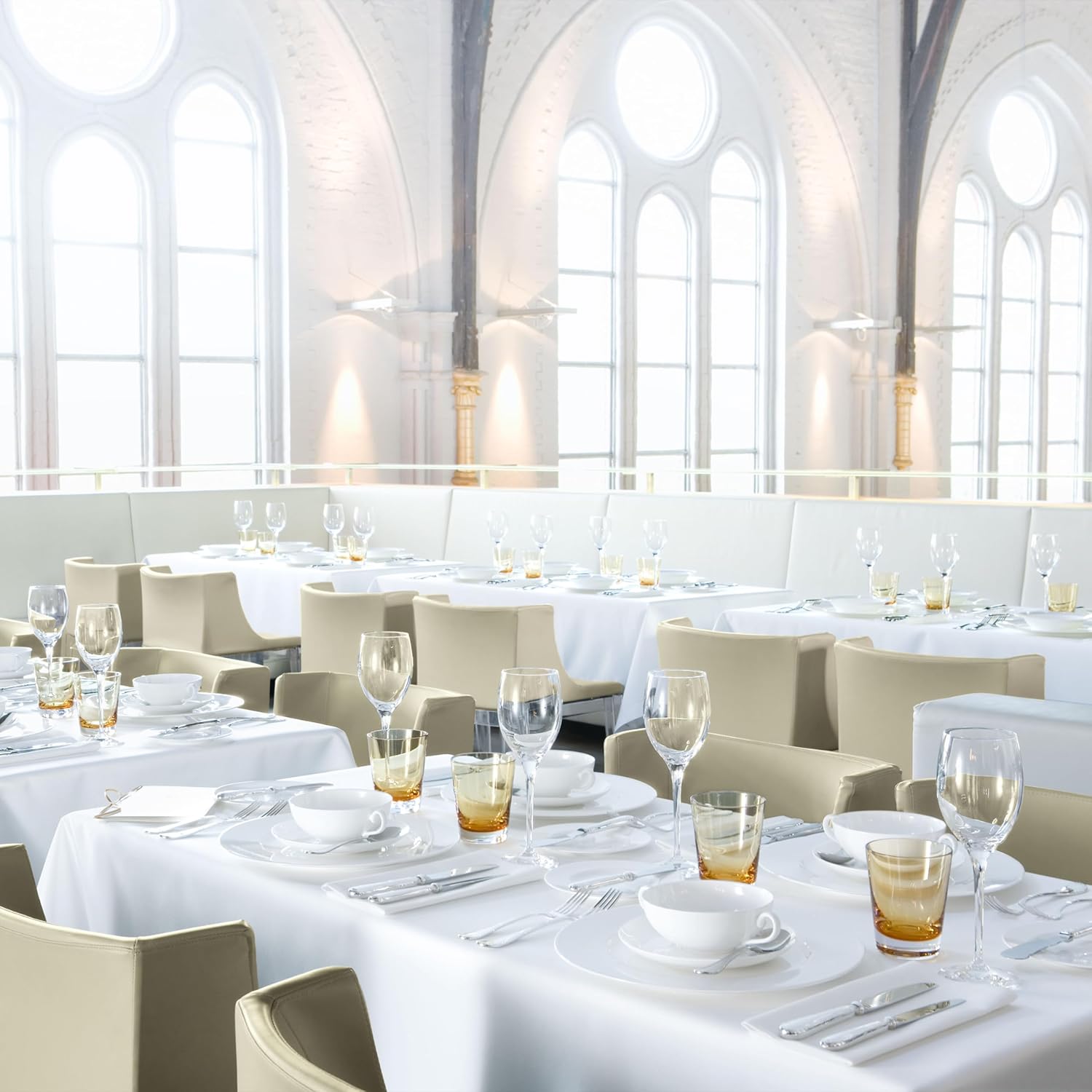 Maxima - White Wine Glass, 4 Pieces, 125 ml, Crystal Glass, Clear Secondary image