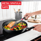 Titanium Essential Frying Pan 20 cm, Non-Stick Coating, Metal Safe, Compatible with All Hobs Except Induction, Flawless Glide, Everyday Use, B9410244