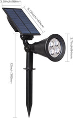 Halloween LED Solar Spotlights Violet, Super Bright 250LM Outdoor Security Garden Landscape Lamps, Auto-on at Night/Auto-Off by Day,180°Angle Adjustable for Patio,Tree,Deck,Wall, Pool Area