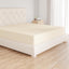 Bedding Soft Microfibre Super King Fitted Sheet with 12 inch (30 cm) Deep Pocket, 180 x 200 cm, Beige