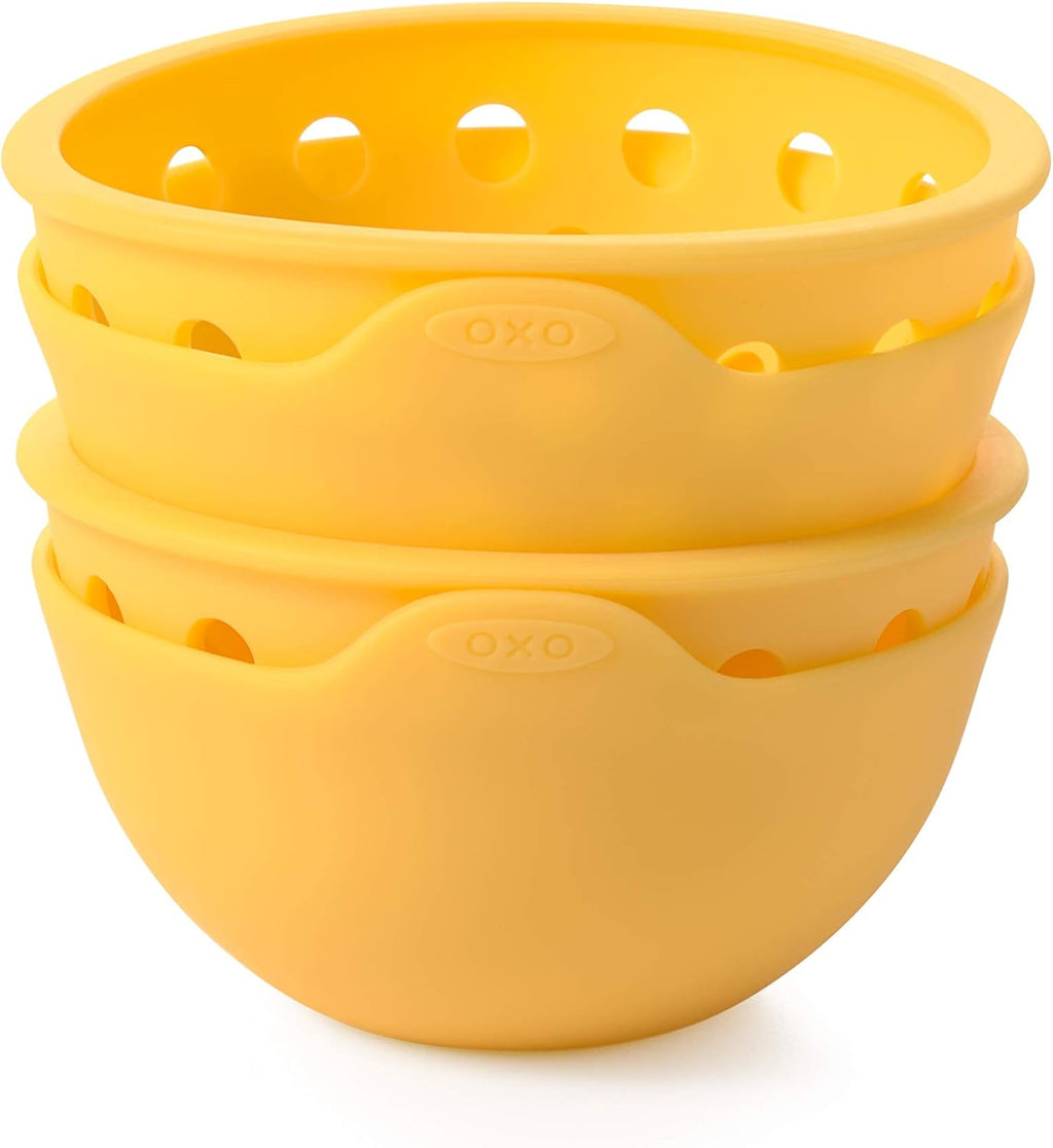 Good Grips 2-Piece Silicone Egg Poacher Set