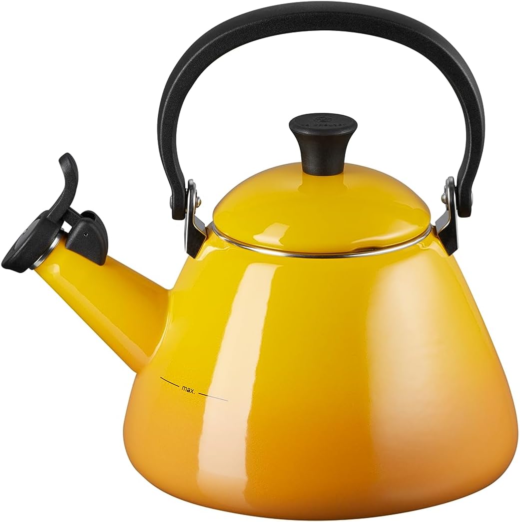 Kone Stove-Top Kettle with Whistle, Suitable for All Hob Types Including Induction, Enamelled Steel, Capacity, 1.6 L, Nectar, 40101026720000