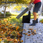 TOPINCN Universal Leaf Vacuum Blower Bag, Leaf Blower Storage Bag Waterproof 420D Oxford Cloth Leaf Blower Vacuum Zippered Bottom Debris Dump Bag Vacuum Leaf Blowers Ultra Blower Rake