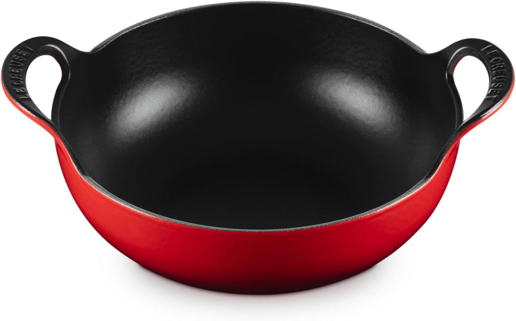 Enamelled Cast Iron Balti Dish, 24 cm, Cerise, 20142240600460