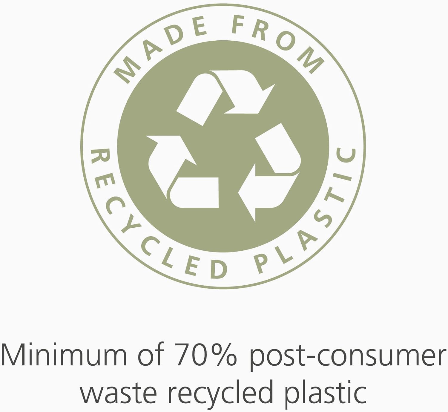 IW5 Eco Recycled plastic Bin Liners, Kitchen Waste Bags With Tie Tape Drawstring Handles, Extra Strong – Pack of 20, Holds 40 Litres, Grey