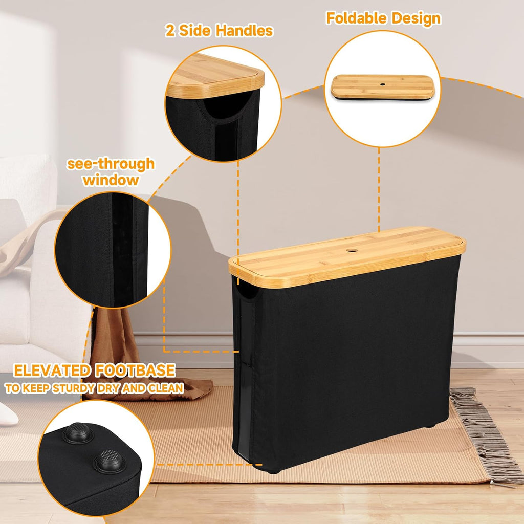 Toilet Roll Storage, Toilet Roll Storage Basket with Lid, Multifunctional Toilet Paper Basket, Toilet Paper Basket Cabinet, Toilet Roll Holder Storage Stand