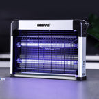 Geepas Electric Fly Killer & Bug Zapper | Powerful UV Light Indoor Insect Trap for Flies, Mosquitoes, Wasps | 50M² Coverage | Odourless & Low Noise | Plug-in Eco-Friendly Pest Control 20W