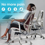 Seat Cushion, Memory Foam Cushion for Office Chair - Ergonomic Chair Cushions for Tailbone Pain Relief, Sciatica & Back Support, Office Chair Cushion & Coccyx Cushion