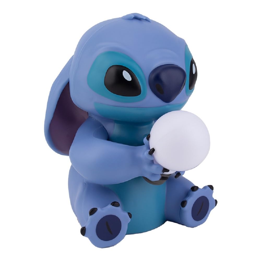 Stitch Light - Officially Licensed Lilo and Stitch Lamp, Disney Collectible Gift , Bedside Table Bedroom Night Light Decor | Paladone, Blue Main image