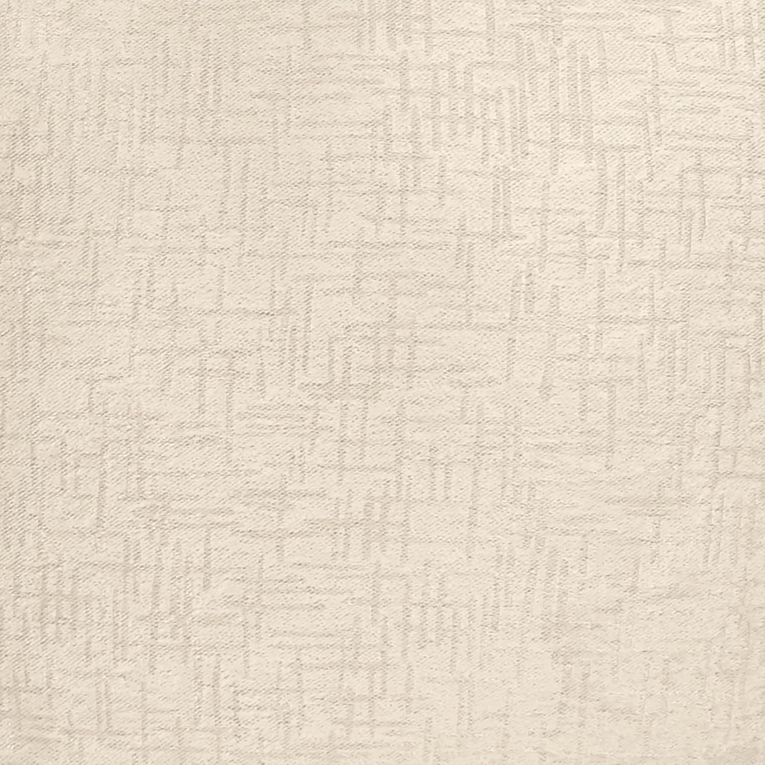 Vogue Cream 66 x 72 inch (168x183cm) Eyelet Thermal Noise Reducing Dim Out Curtains for Bedroom and Living Room