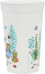 Peter Rabbit Kids Tableware Set – 3 Piece Reusable PP Plate,Tumbler & Dinnerware Set for Mealtimes – for 24 Months & Up,Blue & White