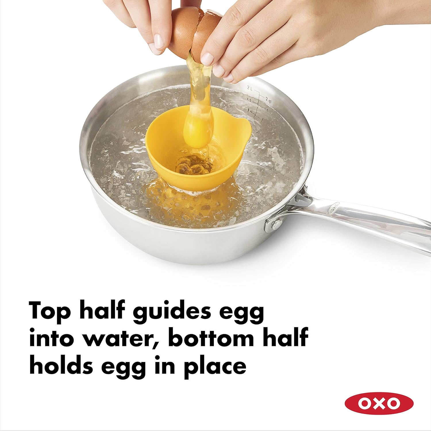 Good Grips 2-Piece Silicone Egg Poacher Set