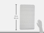 Rubagrip Bath Mat Non Slip Anti Mould for Inside Bath - Slip Resistant with Secure Grip Suction Cups, Easy to Clean, Made from Natural Rubber, Anti-Bacterial Hygiene 'N' Clean (58 x 34cm)