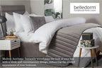 19" Extra Deep Base Wrap Valance Sheet - Transforms a drab looking bed base divan - Luxury Faux Suede (Off White, King)