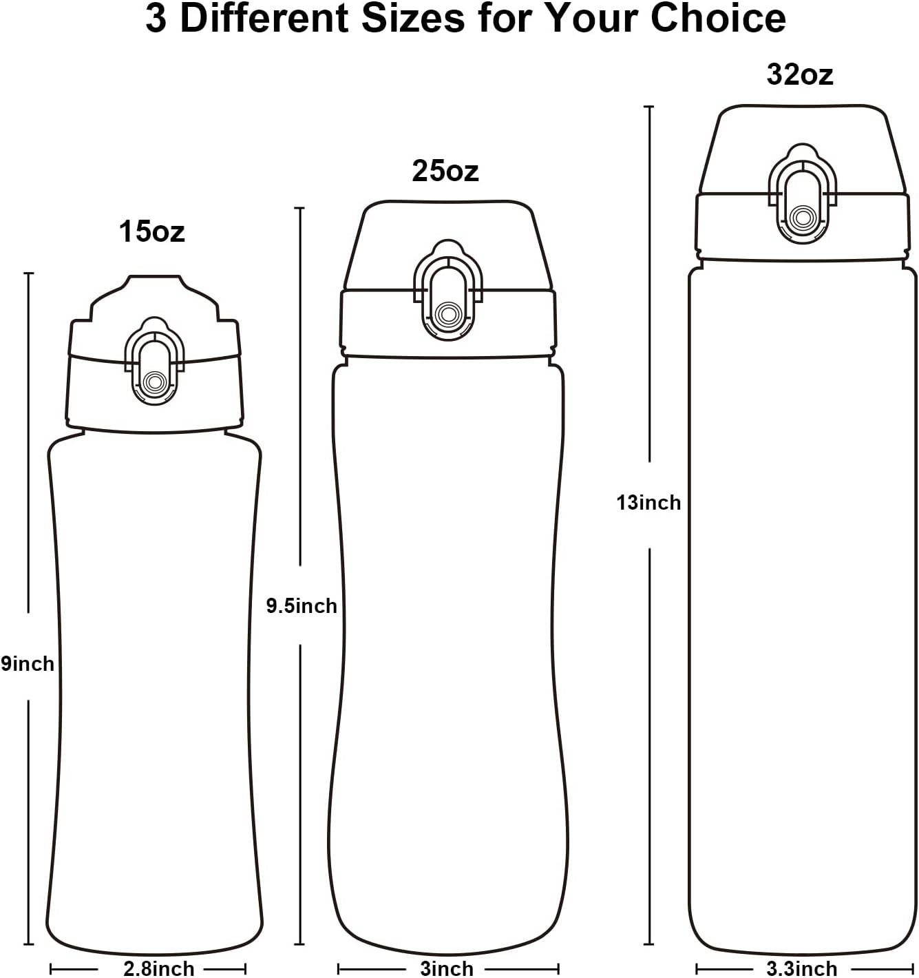 1L/32oz Sports Water Bottle with Straw, 1000ml Motivational Drinks Bottle with Time Markings Leak Proof Drink & Lock Cover, BPA Free for Gym School Cycling Running Hiking