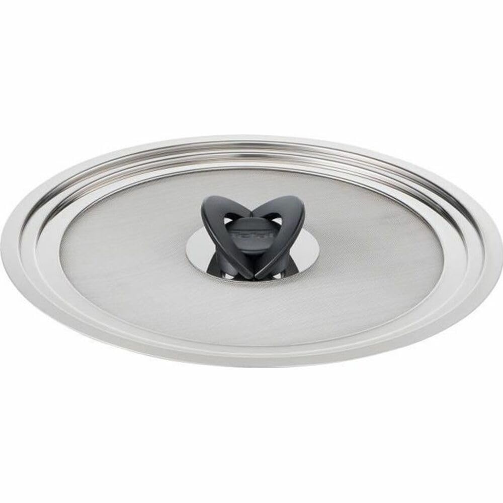 Ingenio Mesh Anti-Splatter Lid, Multi-Diameter 24-28 cm, Dishwasher-Safe, Stackable Design, Easy Storage, Stainless Steel Lid L9879902 Main image