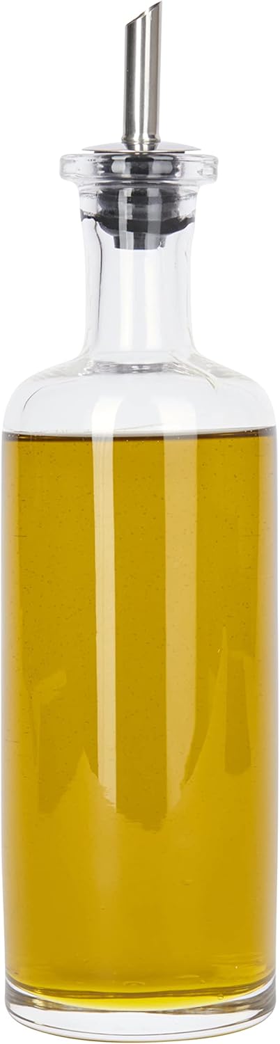 World of Flavours Italian Vinegar Bottle/Oil Pourer, Glass, Classic Design, 45 ml