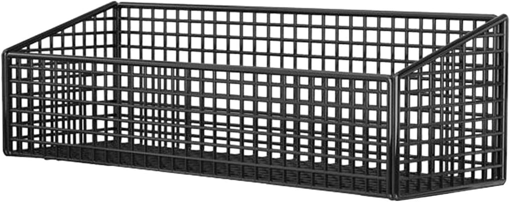 Generic Hanging Wall Basket Metal Hanging Rack Wall Mount Pantry Organizer Rack Fruit Wire Basket for Kitchen Onion Potato Vegetable, Large