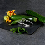 REX Peeler, Vegetable Peeler, Aluminium Handle, Stainless Steel Blade, Extra Sharp Straight Cut, Metal Colour 109 mm 6.0900