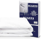 100% Waterproof Mattress Protector - 30 Cm Deep Stretch Skirt – Double (137x190) Cm Terry Towel Mattress Topper – Anti Allergy and Breathable Fitted Mattress Cover..(Double(137x190+30) Cm)
