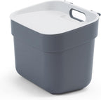 Ready to Collect 100% Recycled 5L Kitchen Accessories Recycling Lift Top Bin Dark Grey with Light Grey Lid