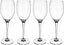 Maxima - White Wine Glass, 4 Pieces, 125 ml, Crystal Glass, Clear