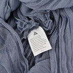 YMHPRIDE 2 Packs Cheesecloth Table Runner, 35"x120" Dusty Blue Rustic Gauze Fabric Boho Table Runner, Cheesecloth Wedding Table Decor Table Cloth for Wedding Party Bridal Shower Table Decorations
