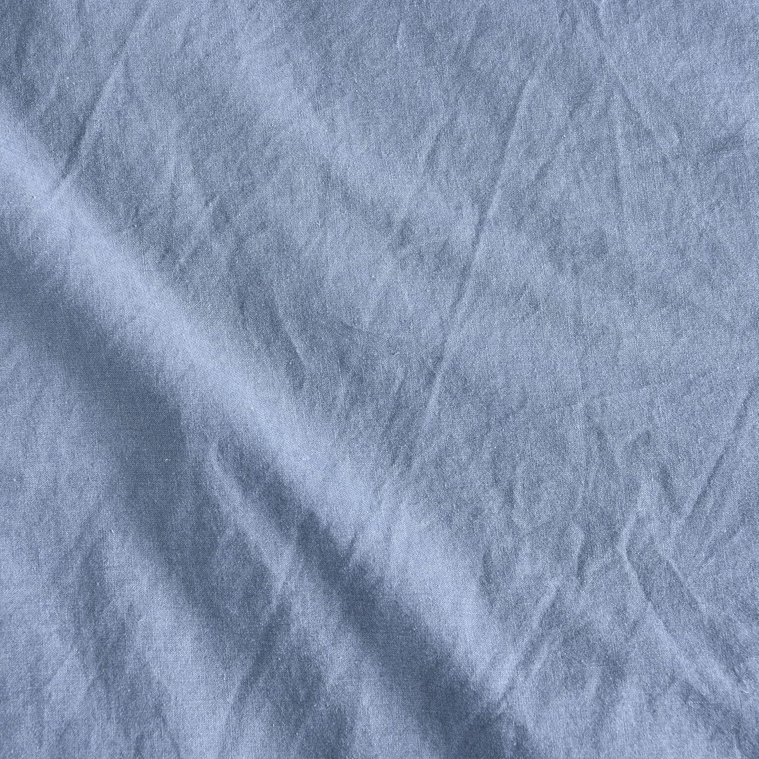 Sleepdown 100% Pure Cotton Plain Dye Duvet Cover Quilt Pillow Cases Bedding Set Soft Easy Care - Super King (220cm x 260cm)- color may vary