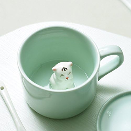 Coffee Milk Tea Ceramic Mugs 3D Animal Morning Cup Best Gift for Morning Drink Weddings Birthdays Gifts for Women Father's Day Mother for Girls Boys