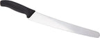 Swiss Classic, Pastry Knife, Extra Sharp Blade, Wavy Edge, 26 cm, Plastic Handle, Stainless Steel, Black