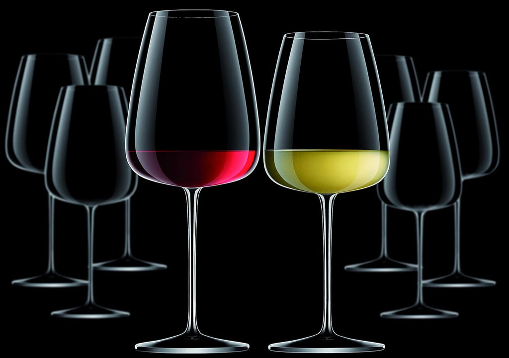 Luigi Bormioli - Talismano - Hi-Ball / Tumbler Crystal Glasses - Dishwasher Safe - Made in Italy - Set of 4, 590ml